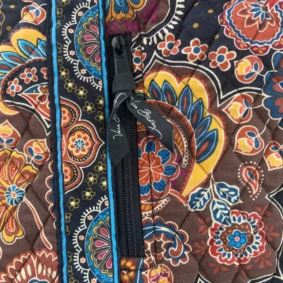 Vera Bradley Java Blue String Backpack - Picture 4 of 7